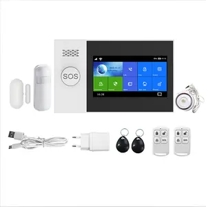 Regis Tft Touch Screen Gsm Draadloze Wifi Tuya Brand Rook Smart Home Inbreker Alarmsysteem