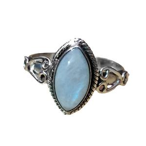 H330 925 Silver Gemstone <b>Ring</b> With <b>Lapis</b> <b>Lazuli</b> Bezel Setting Unisex Everyday Wear Fine <b>Ring</b> - Product Image 6