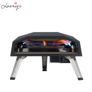 Four à gaz portable Big Horn de 12 pouces pour l'extérieur, contrôleur de température, pour four à pizza en acier, brûleur à gaz puissant pour restaurant, ton - Product Image 3