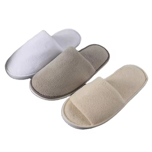 하이 퀄리티 슬리퍼 개인 럭셔리 산호 봉제 빨 호텔 슬리퍼 - Product Image 5