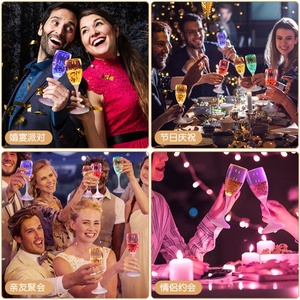 Water Active Led Cup Glow in the Dark Party Cups Led <b>Light</b> up Shot Glasses for Night Club Favors Birthday Decoration Supplies - Product Image 5