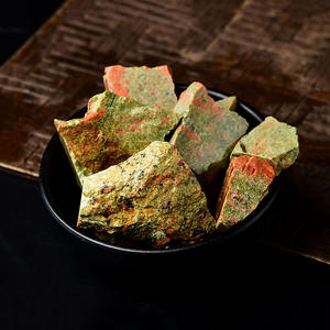 Piedra epidota natural semipreciosa en bruto al por mayor, perfecta para regalos de piedra de aromaterapia DIY - Product Image 5