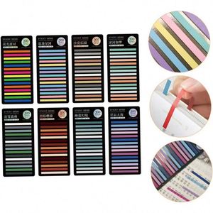 Colorful PET Sticky Notes High Viscosity <b>Waterproof</b> Translucent Label Memo Pad for School Office Wholesale Promotion - Product Image 4