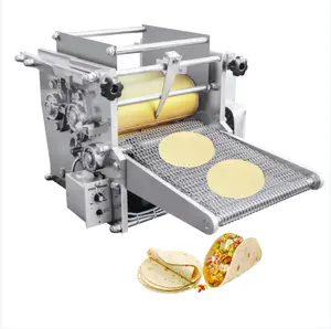 Frozen Yellow Corn Flower Flour Maiz Tortilla Wraps Pita Bread Making Machine Manual Manufacturer Trade Tortillas-making-machine