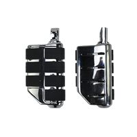 Repose-pieds universels pour moto, montage mâle, 1,25 pouces, 32 mm, pour Harley Sportster Touring Softail Dyna Suzuki