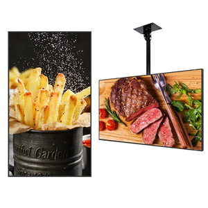 Kệ Treo Trần Hộp Đèn <span class=keywords><strong>LED</strong></span> Menu Hộp Đèn Kính Cường Lực Siêu Mỏng Treo Biển Quảng Cáo Cho Nhà Hàng/Cửa Hàng Đồ Uống - Product Image 3