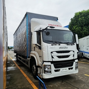 Camion de transport à rideaux latéraux en PVC, camion de fret 1suzu Giga 4X2, vente chaude - Product Image 2