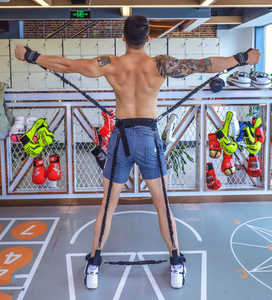 Assortiment <span class=keywords><strong>de</strong></span> bandes <span class=keywords><strong>de</strong></span> résistance pour boxer, ceinture d'entraînement, puissance et agilité des jambes, puissance 150 lbs - Product Image 3