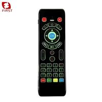 Control Remoto por Voz con Retroiluminación de 7 Colores y Teclado Táctil Mini T16 de Primera Calidad para Laptop, Android Box, STB