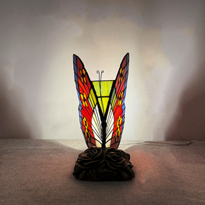 Butterfly <b>Table</b> Lamp Resin Pedestal Desk Light Decorative Accent Lamp for Living Room Bedroom Cafe - Product Image 4