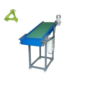 Convoyeur à bande <span class=keywords><strong>parallèle</strong></span> personnalisé, bande plate en PVC vert, système de convoyage automatique pour la production en ligne d'assemblage - Product Image 5