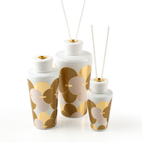 Diffuseur à Bâtonnets en Verre Mescente World Art, Parfum de Luxe Longue Durée, pour Usage en Intérieur et Parfum d'Ambiance