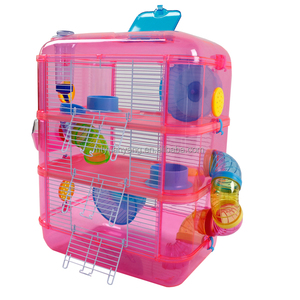 Tunnel pour animaux de compagnie en bois de luxe en gros, maison pour animaux de compagnie en plastique acrylique, grande <span class=keywords><strong>cage</strong></span> à <span class=keywords><strong>hamster</strong></span> à trois étages, grande <span class=keywords><strong>cage</strong></span> pour animaux de compagnie, <span class=keywords><strong>cage</strong></span> pour chien - Product Image 1
