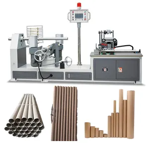 Automatic Paper Tube Winder Machine Spiral Cardboard Paper Tube Core Making Forming Winding Machine