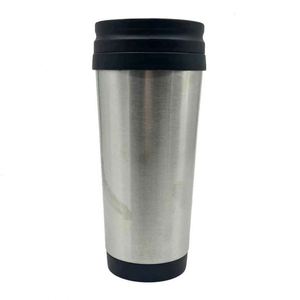 Stainless Steel Modern Travel Tumbler Double Wall Vacuum Insulated Leak-Proof Eco-Friendly with Lid for <b>Hot</b> Cold <b>Drinks</b> - Product Image 1