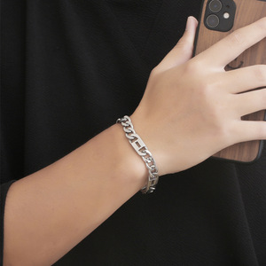 Tagor Cross-border <span class=keywords><strong>New</strong></span> Bracelet en acier inoxydable Hop Trend Men's Splicing Personality <span class=keywords><strong>Rock</strong></span> Hand Jewelry CE089 - Product Image 1