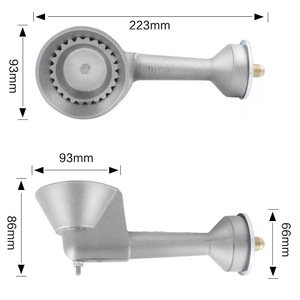 둥근 <span class=keywords><strong>bayou</strong></span> 클래식 쿠커 프레임을위한 고압 주철 프로판 버너 교체 - Product Image 4