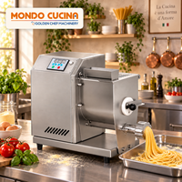 Machine à pâtes fraîches automatique commerciale et extrudeuse de nouilles 220V en acier inoxydable 4-8,4 kg/h pour spaghetti, fettuccine et lasagnes