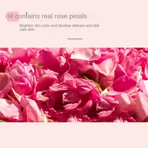 Masque facial en poudre de pétales de rose OEM 250g, blanchissant, au collagène, soin de la peau, format voyage, pour peaux sensibles - Product Image 6
