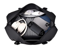 Sac de sport en toile pour homme avec compartiment pour ordinateur portable, imperméable, grande capacité 24L, pour la gym et les voyages - Écologique et léger