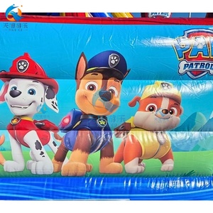 Nouveau design 2026 Château gonflable pour enfants Pat'Patrouille en forme de chien avec toboggan et trampoline, structure de saut combinée - Product Image 5