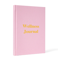 Carnet de bien-être personnalisé en lin avec couverture rigide, agenda de sublimation, carnet de planification quotidienne spirituelle et de pleine conscience