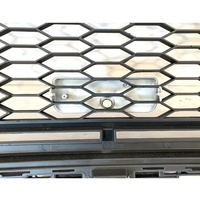 Nouveauté 2021, grille avant de style mesh en ABS noir mat de haute qualité avec lumières LED et support de caméra pour F150