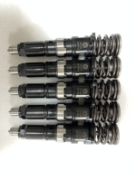 Los inyectores de combustible diésel del motor son T402742, T402743, 4647615 y 4647614.