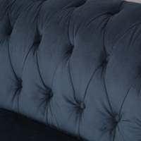 Großhandelspreis Blau-Weißes Getuftetes Montiertes Elegantes Rollarm-Polstersofa-Set für Wohnzimmer, Apartment, Hotel