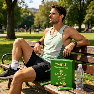 Café Instantáneo Herbal Balanceado para el Bienestar, 20g*20 Sobres Individuales, Bebida Herbal Suave para el Uso Diario, Nutre y Alivia la Fatiga - Product Image 6
