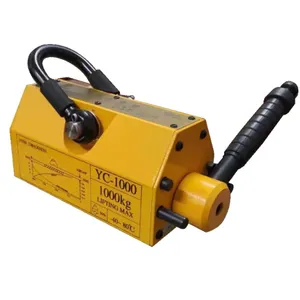 Portable crane magnetic lifter 500kg 1ton 2 ton manual Lifting permanent magnet lifting magnet