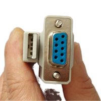 RS232 DB9 M a USB AM 2,0 CABLE SERIAL Molde de cobre duradero Tipo USB2.0