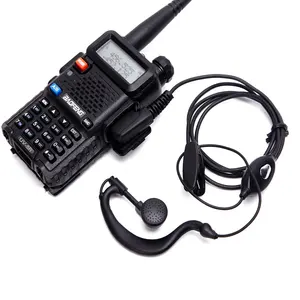 Fones de ouvido baofeng walkie talkie uv82, headset UV-5R, com microfone transmissor, prático, mais barato