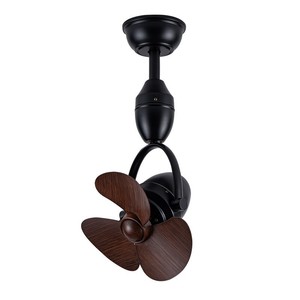 Oscillating Mini <b>Ceiling</b> <b>Fan</b> 34cm DC Motor <b>Remote</b> <b>Control</b> Reversible Airflow For Cafes Bedrooms Bars - Product Image 2