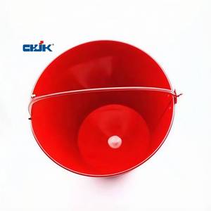 Seau à incendie Jinkai 10L en acier doux, enduit de peinture en poudre, durable, pour équipement de lutte contre l'incendie, avec poignée au fond - Product Image 4