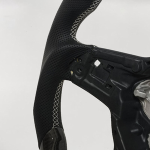 Volant sport style demi-cuir fibre de carbone pour VW <span class=keywords><strong>Volkswagen</strong></span> Golf <span class=keywords><strong>5</strong></span> 6 7 R MK5 MK6 MK7 MK7.<span class=keywords><strong>5</strong></span> <span class=keywords><strong>Gti</strong></span> <span class=keywords><strong>Polo</strong></span> Passat CC B8 B6 - Product Image 2