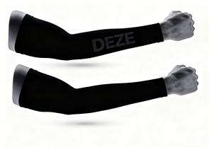 ปลอกแขนกันแดด ระบายอากาศได้ดี ยืดหยุ่น สวมใส่สบาย ป้องกันรังสียูวี กันลื่น สำหรับเล่นกีฬา วิ่ง ปั่นจักรยาน เดินป่า กิจกรรมกลางแจ้ง เหมาะสำหรับทุกเพศ พร้อมโลโก้แบบกำหนดเอง - Product Image 2