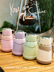 Vaso Térmico de Gran Capacidad para Niñas con un Diseño Estético Atractivo, Termo de Acero Inoxidable 316 con Tapa - Product Image 4