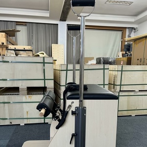 เก้าอี้พิลาทีสไม้เมเปิ้ลพรีเมี่ยมพร้อมเบาะนุ่มและปรับแต่งแรงตึงของสปริงสำหรับใช้ในสตูดิโอมืออาชีพ - Product Image 6