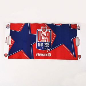 Advertising Gifts Wholesale Sport Fans Cheering Hand Fan Noisemaker Folding Custom Logo Paper Clapper <b>Banner</b> - Product Image 1