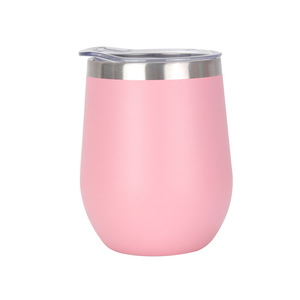 Gobelet à vin de luxe 2026 de 12 oz, en acier inoxydable, isolé sous vide, sans pied, avec couvercle, personnalisable avec logo, pour café, vente en gros - Product Image 3