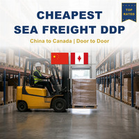 Expédition maritime vers le Canada LCL FCL DDP Porte à Porte Agent maritime Chine Moncton Service de fret maritime Livraison entrepôt FBA