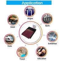 Vente au détail gratuit SDK ICAO9303 Agent de voyages Duty Free Airport Hotel Document Scanner OCR MRZ ID Card Driver License