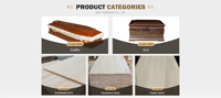 Ataúdes Metálicos Biodegradables y Ecológicos de Estilo Europeo, Altamente Competitivos, con Color Personalizado