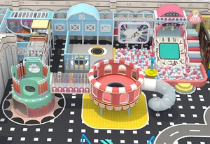 Area <span class=keywords><strong>Giochi</strong></span> Personalizzata Rosa per Bambini, <span class=keywords><strong>Parco</strong></span> <span class=keywords><strong>Giochi</strong></span> Morbido per Interni, Attrezzature per Divertimento nei Centri Commerciali - Product Image 2