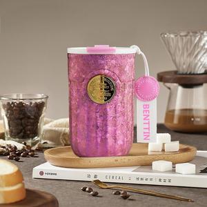 Bình giữ nhiệt Titan nguyên chất cốc hai lớp cà phê Mỹ Tiện dụng cốc nước cầm tay gắn trên xe Titan ti cao cấp - Product Image 6