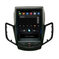 Autoradio vertical Android 15 Tesla 9,7 pouces pour Ford Fiesta MK7 2009-2016 avec Android Auto, CarPlay sans fil et GPS