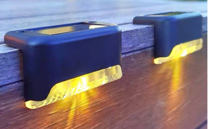 NOUVEAU <span class=keywords><strong>BAHE</strong></span> Lampes solaires LED d'extérieur IP65 pour marches d'escalier, clôture, lampes murales, lampes de route - Product Image 4