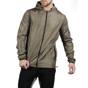 Nouvelle veste coupe-vent zippée imperméable de qualité supérieure pour hommes, personnalisée, vente en gros, été - Product Image 1