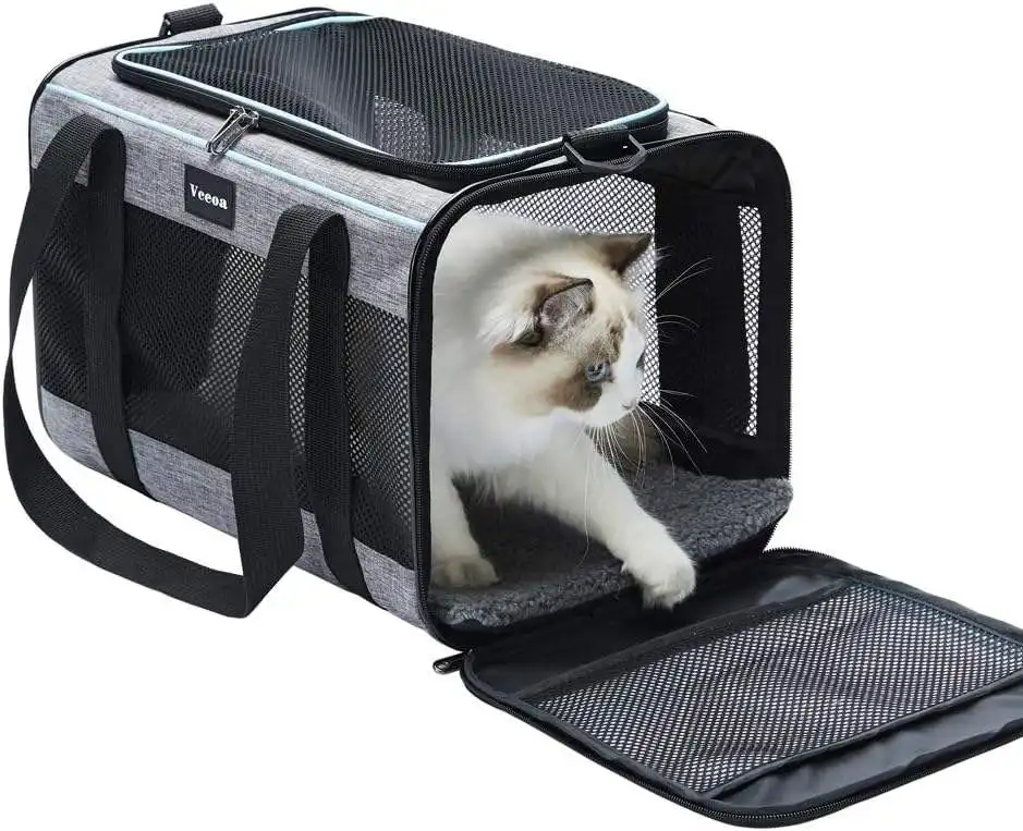 GW031 High Quality Breathable Cat Tent Foldable Dog Carrier Soft- sided Pet Travel Bag for Small Dog Outside